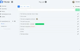 Vikunja screenshot 1