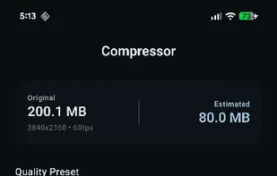 Compressor Android screenshot 1