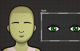 How a template is made.  Individual images can be scaled, rotated and moved. 