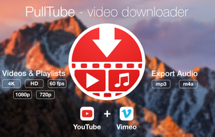 PullTube supports YouTube and Vimeo at the moment, but based on user feedback, more sources will be added.