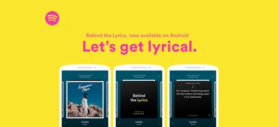 Genius and Spotify "Behind the Lyrics" now on Android image