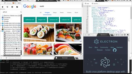 Sushi Browser screenshot 1