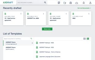 AXDRAFT automates your templates for you. No DIY. 

Give us your templates or documents and we will launch an automated drafting process in 2 weeks.

Personalized setup for each customer and each document.