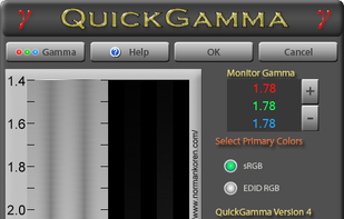 QuickGamma screenshot 1