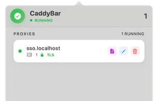 CaddyBar screenshot 1