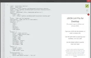 Screenshot of version 0.0.1-pre.