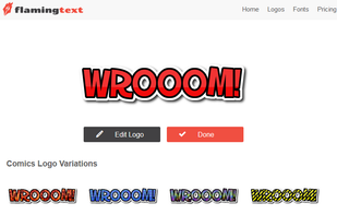 Flaming Text screenshot 2