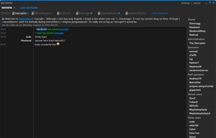 MetroIRC screenshot 1