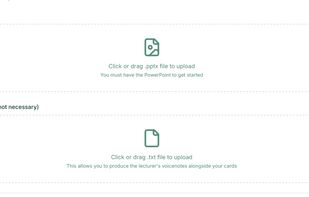 Upload files here 