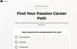 My Passion AI Thumbnail