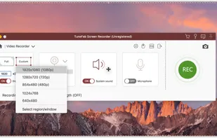 TuneFab Screen Recorder change settings