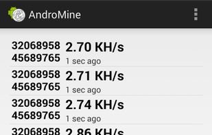 AndroMine screenshot 1