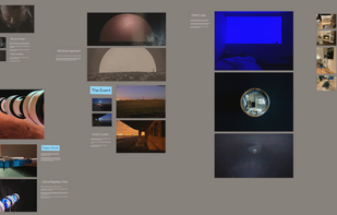 Dark tones and fast layouts for visual research