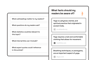 Explore your topic without leaving the editor.