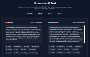 Humanize AI Text screenshot 1