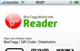 BeeTagg QR Reader screenshot 1