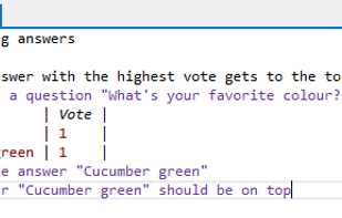 SpecFlow screenshot 1