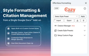 Style Formattin & Citation Management