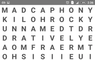 Word Search Puzzle 2016 screenshot 1