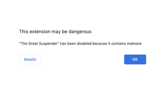 The Great Suspender Google Chrome extension now contains malicious code, uninstall ASAP image