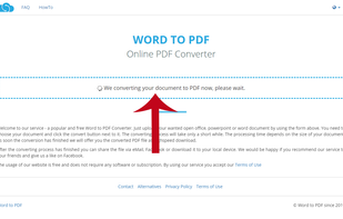Word to PDF Converter screenshot 1