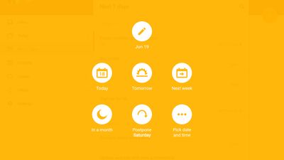 Android Tablet: scheduler