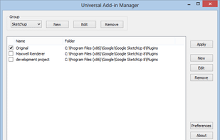 The main interface, with some items.