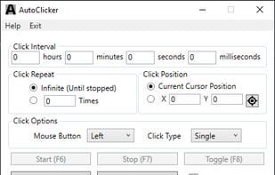 AutoClicker screenshot 1