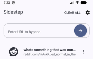 Sidestep Android screenshot 1