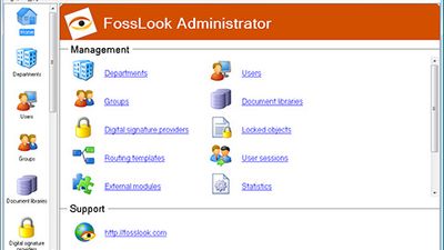 FossLook Administration panel
