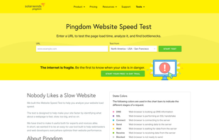 Pingdom Website Speed Test screenshot 1
