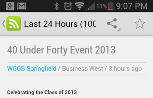Western MA News Android screenshot of opened news article