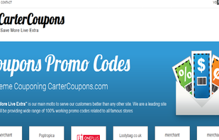 Cartercoupons.com screenshot 1