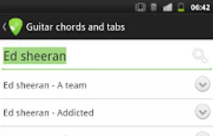 Guitar chords and tabs screenshot 1