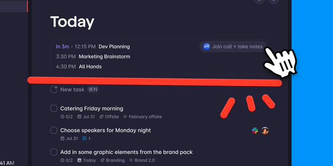 Superlist adds meetings to Today View for streamlined daily planning