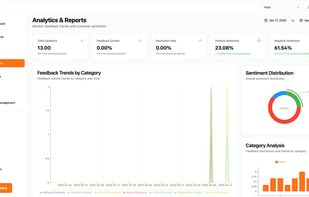 As feedback flows in from the widget or shareable forms, Inov-ai automatically organizes it into themes, trends, and priorities.