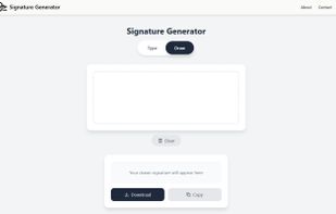 Signature Generator.me screenshot 1