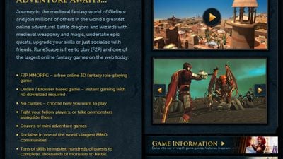 Runescape Introduction Homepage 2013