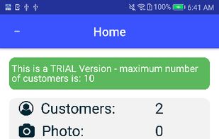 Easy Customer App screenshot 1