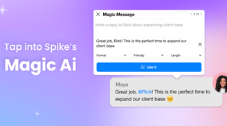 Spike's email app introduces 'Magic AI' for composition, response, and translation image