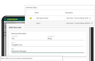 Approval workflows help to tighten internal controls and keep cash flow top of mind.