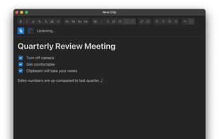 Clipbeam screenshot 2