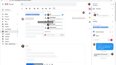 Create shared inboxes and share Gmail labels, set clear ownership and exchange internal email notes with your colleagues to collaborate efficiently inside your respective inboxes.