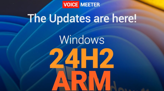 Voicemeeter updates for Windows 24H2 and Arm64 platforms released image