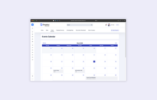Events and calendar - Open Intranet