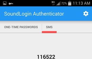 SoundLogin Authenticator screenshot 1