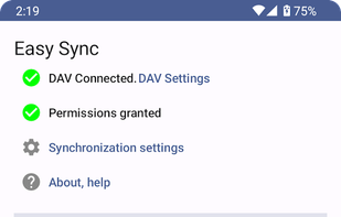 EasySync screenshot 1