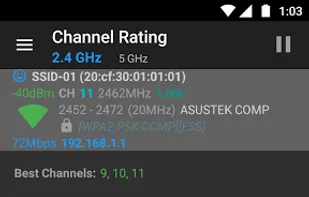 WiFi Analyzer - VREM screenshot 2