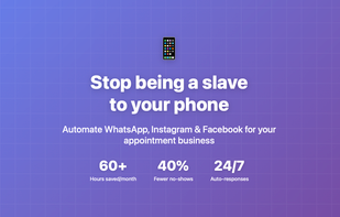 Engrana overview: automation of WhatsApp, Instagram and Facebook messaging for appointment-based businesses, including automated replies and no-show reduction workflows.