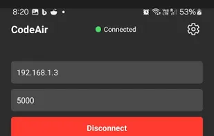 CodeAir screenshot 2